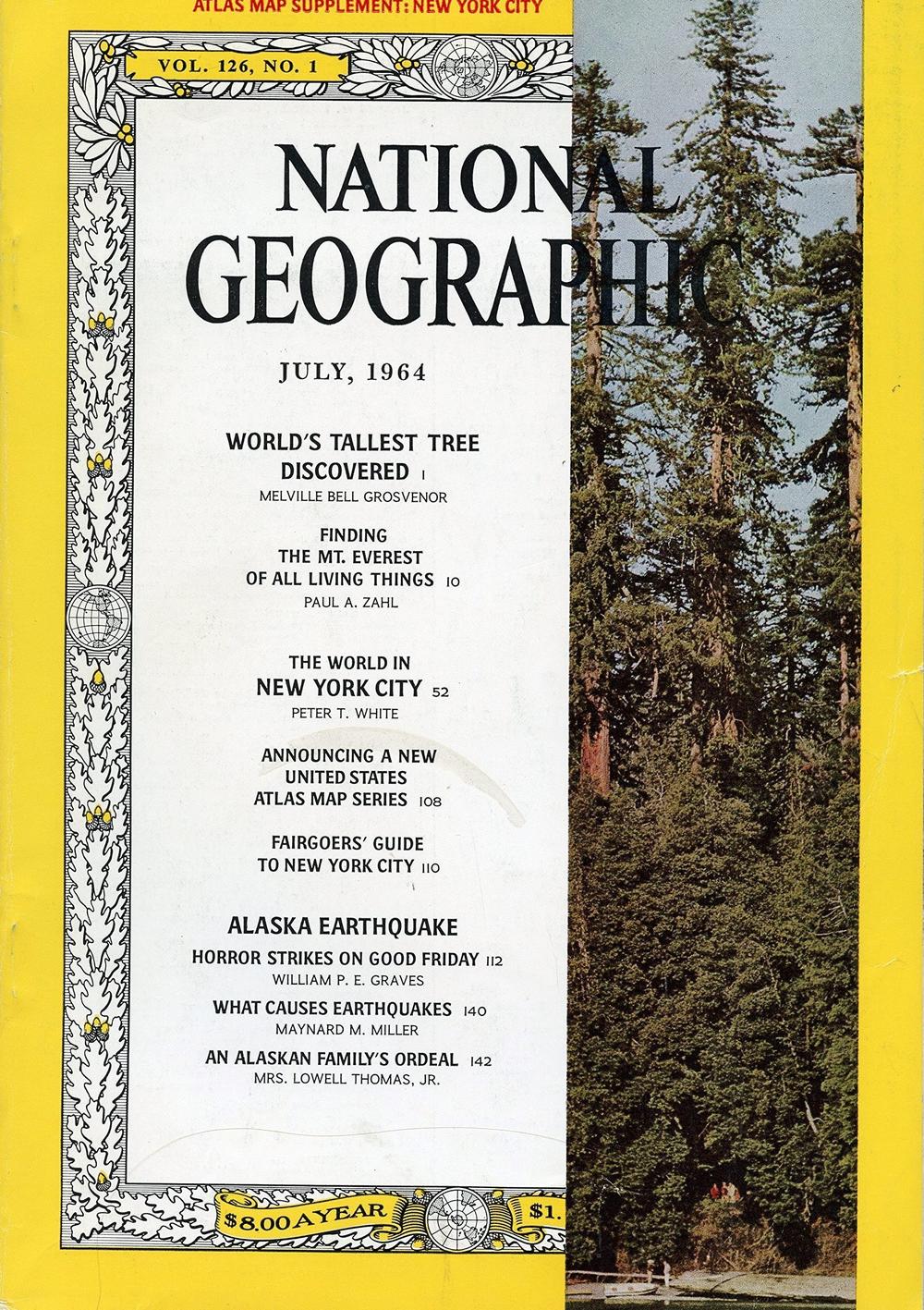 National Geographic Cover, July 1964