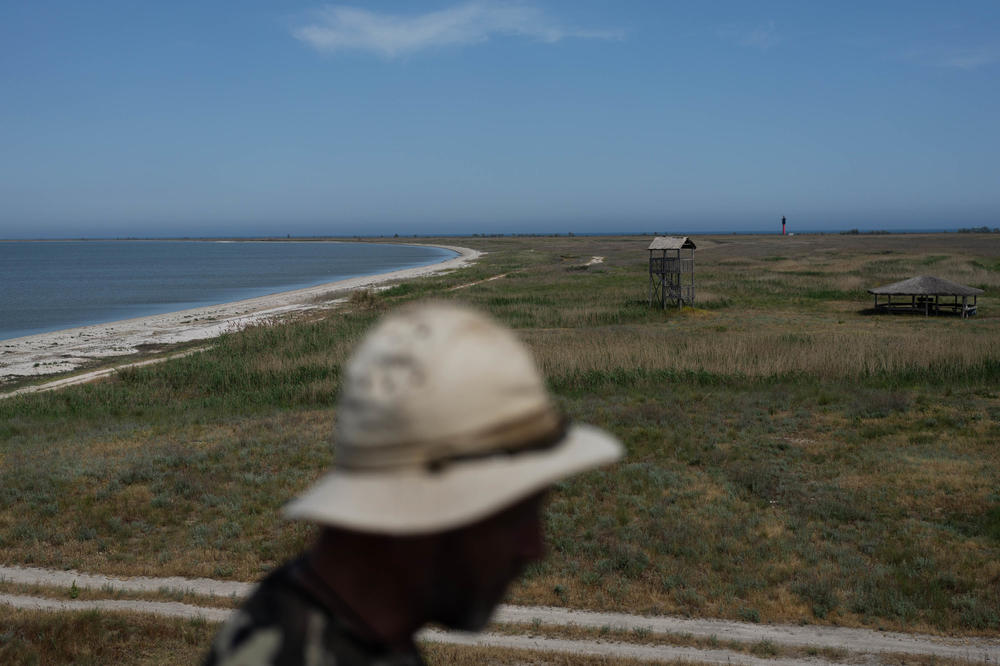 Tuzla Lagoons National Nature Park is one of 55 national parks in Ukraine, Rusev says. Many of them, including the country's largest, the Black Sea Biosphere Reserve near Kherson are now under Russian control.