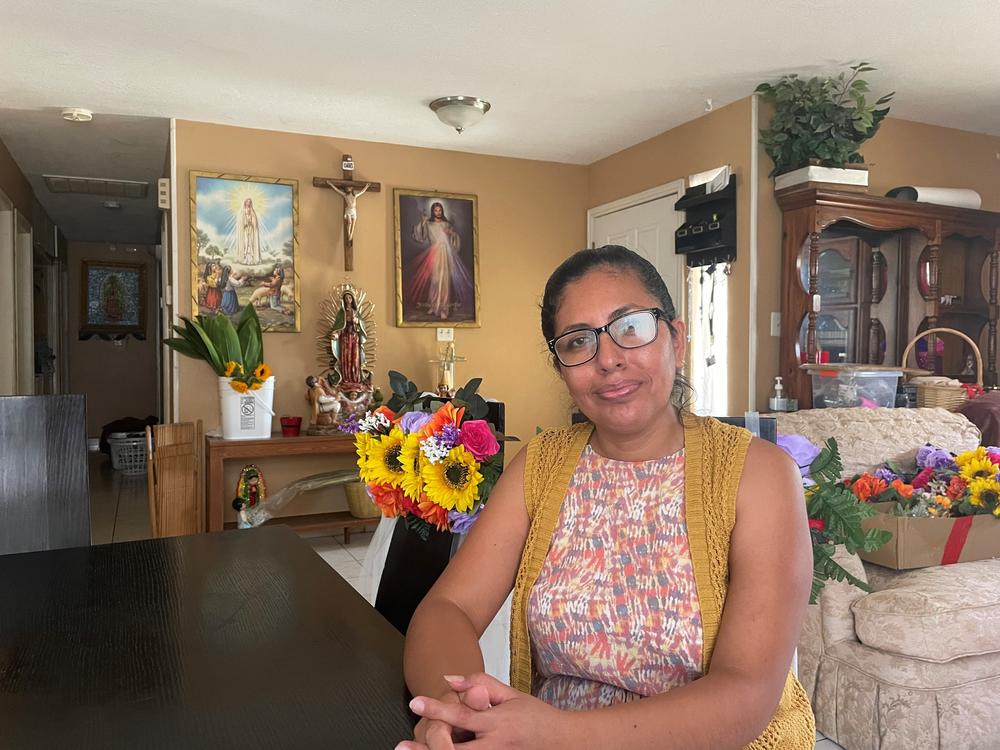 Minerva Contreras, 44, connects climate change to her health because she has a lung problem that makes it harder to breathe on hot days. Keeping her house near Bakersfield, Calif., cool costs as much as $800 a month in the summer.