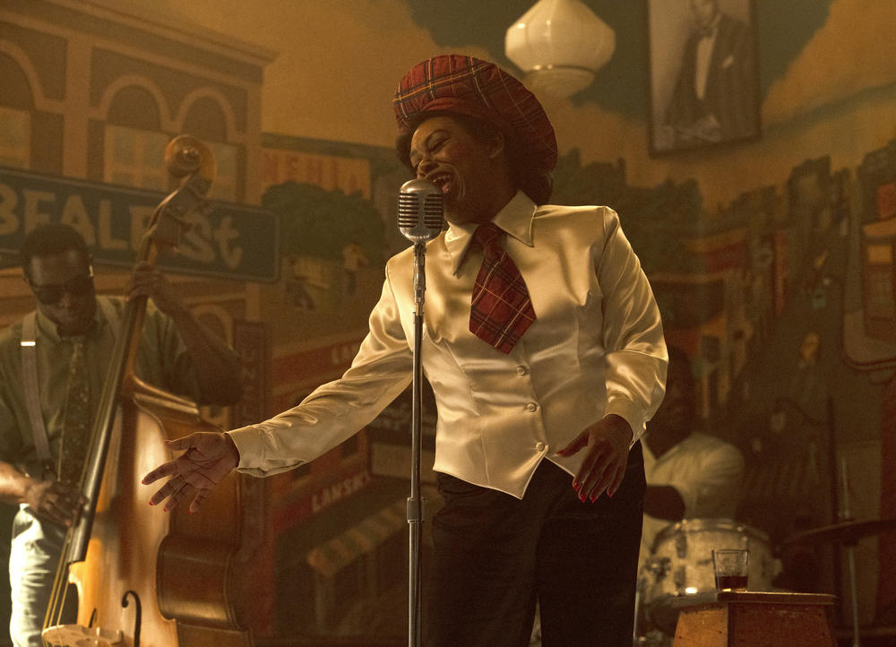 Shonka Dukureh as Big Mama Thornton in Baz Luhrmann's new <em>Elvis</em>.