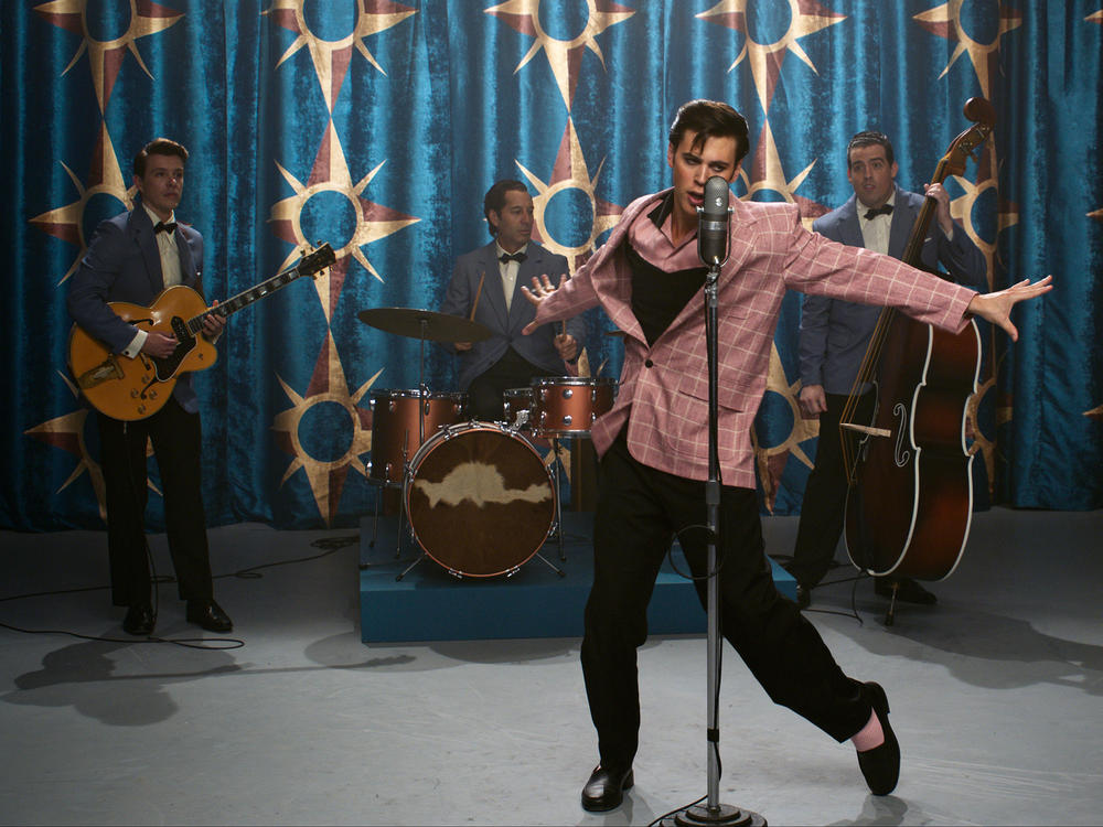 Austin Butler as Elvis.