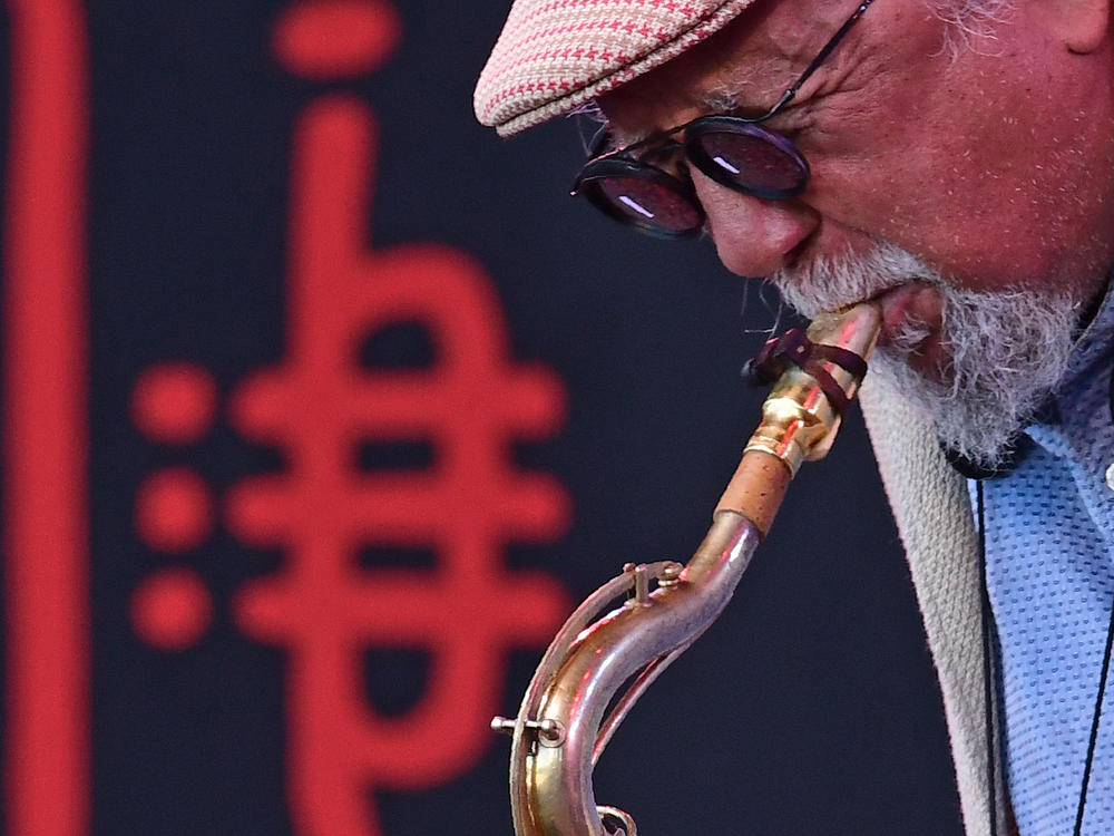 Saxophonist Charles Lloyd, performing at the Monterey Jazz Festival in Monterey, Calif., on Sept. 23, 2018.