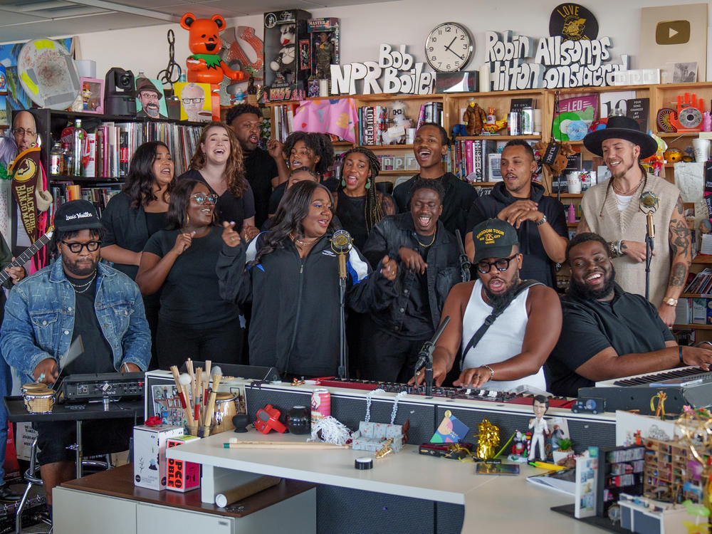 Maverick City Music performs a Tiny Desk concert.