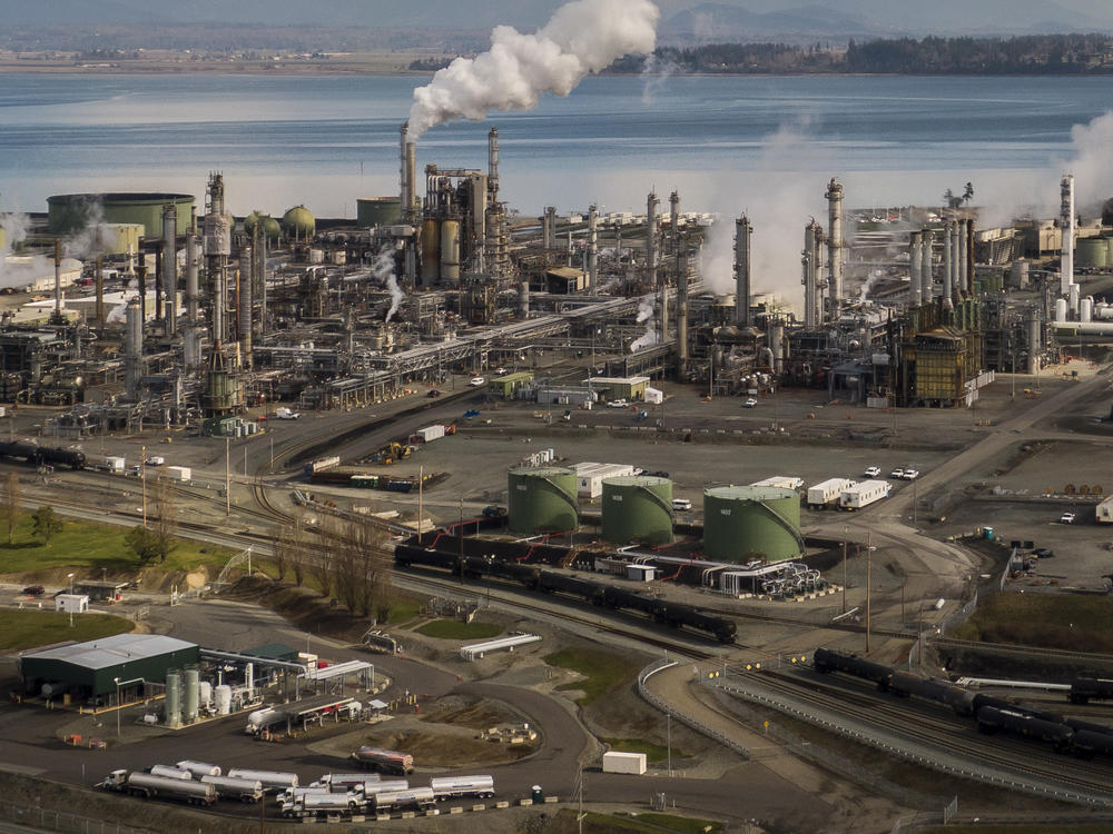 The Marathon Anacortes Refinery.