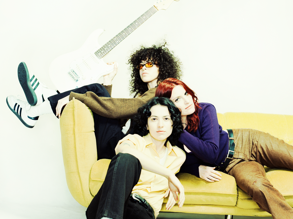 MUNA. Foreground: Josette Maskin; center-right: Katie Gavins. Back: Naomi McPherson.