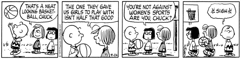 Peppermint Patty was a rare character in popular culture - a sympathetic girl jock.