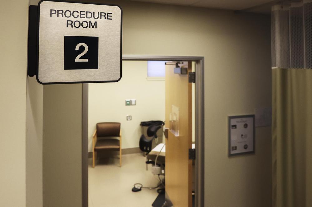 A procedure room at Planned Parenthood in Meridian, one of Idaho's few abortion clinics. Planned Parenthood has filed suit to challenge Idaho's trigger ban.