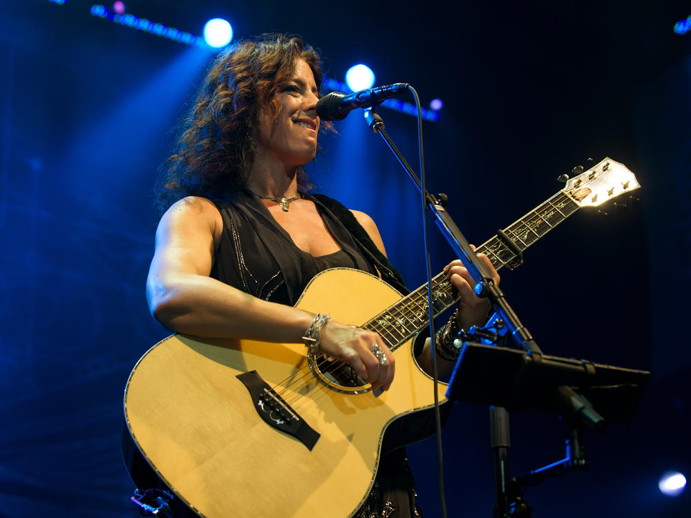 Lilith Fair founder Sarah McLachlan performs during its 2010 revival in Camden, New Jersey.