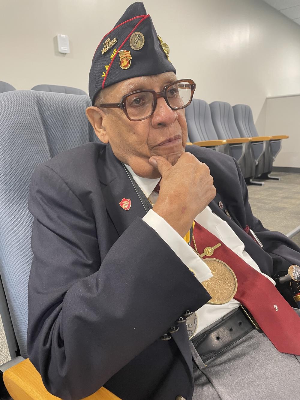 Retired Master Gunnery Sgt. Carroll Braxton.