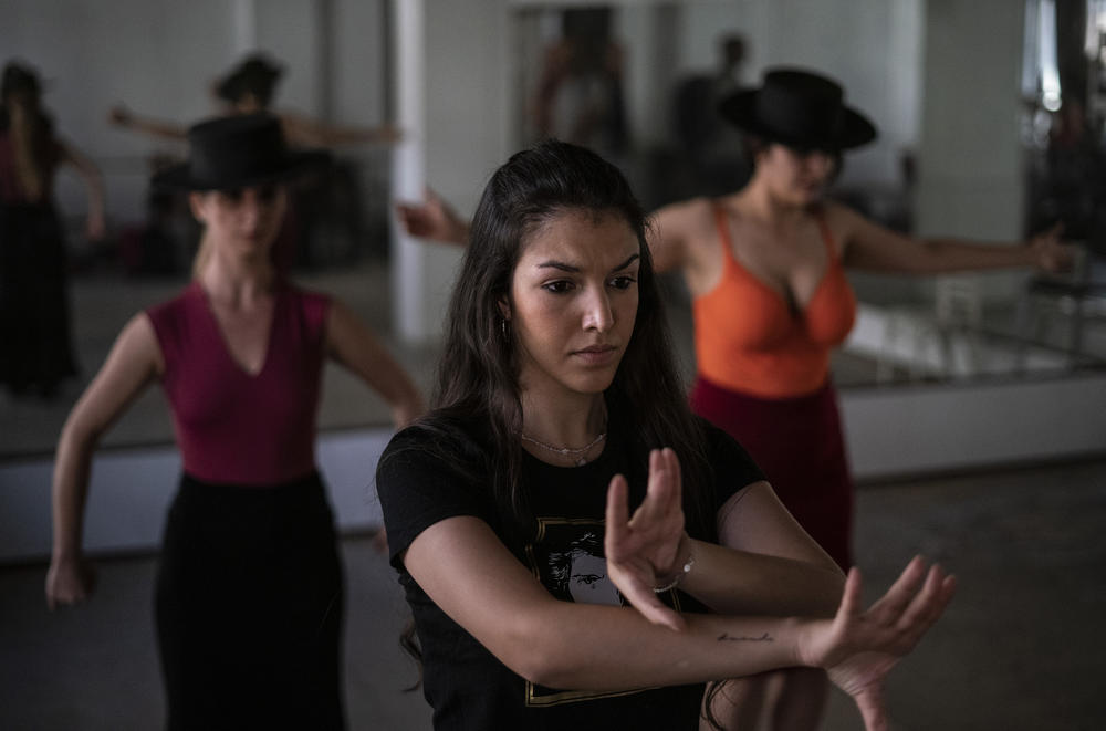 Concentration is key when performing flamenco.