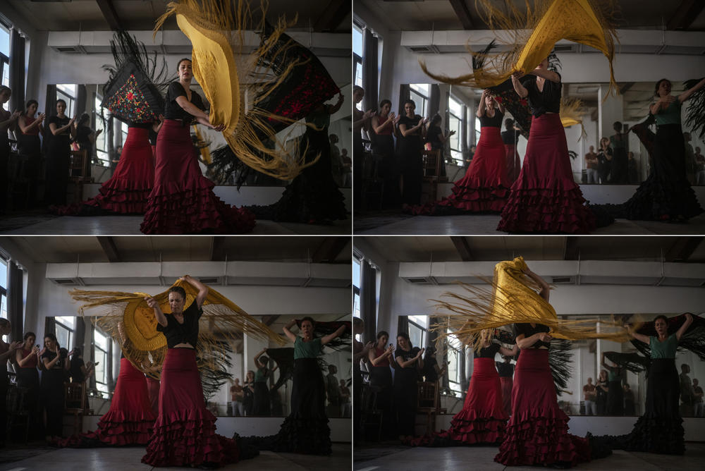 One of the numbers in the showcase involves movements with a flamenco 