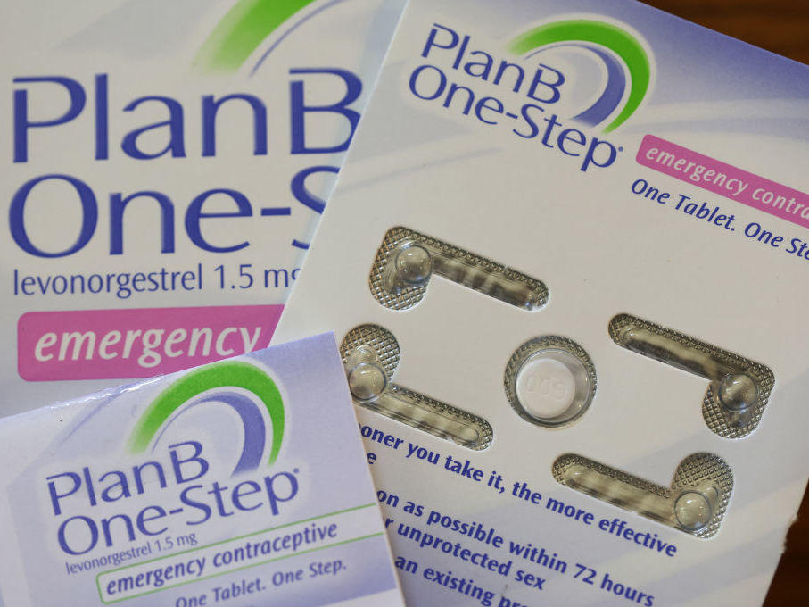 Plan B is one brand of the emergency contraceptive levonorgestrel, which works by delaying ovulation. It is sold over the counter at pharmacies, but is often kept in locked boxes or is only accessible by asking a pharmacist.
