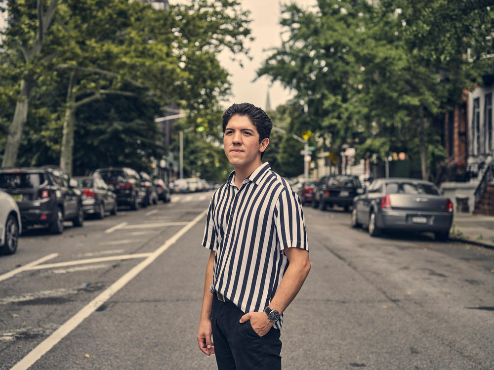 Frank Ruiz, photographed near his Harlem home in New York City, is an education outreach associate and teaching artist at the Count Basie Center for the Arts in Red Bank, N.J.