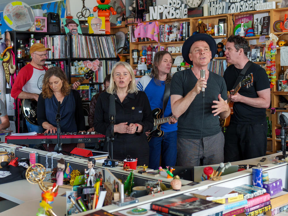 Belle and Sebastian perform a Tiny Desk concert.