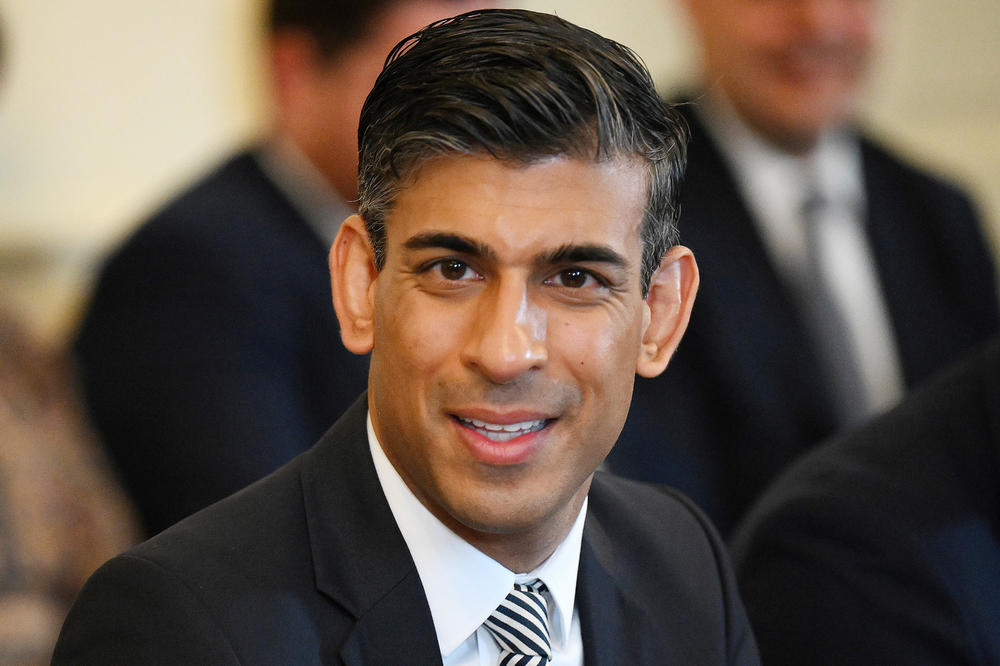 Then-Chancellor of the Exchequer Rishi Sunak attends a Cabinet meeting at 10 Downing St. on May 24, in London.