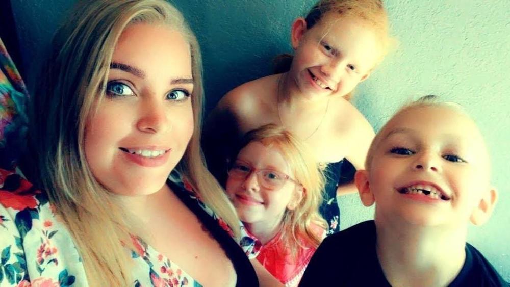 Tabitha Burkman of Stamford, Texas, says she and her husband earn just $23 over the cutoff to qualify for childcare subsidies, yet are unable to pay for care.