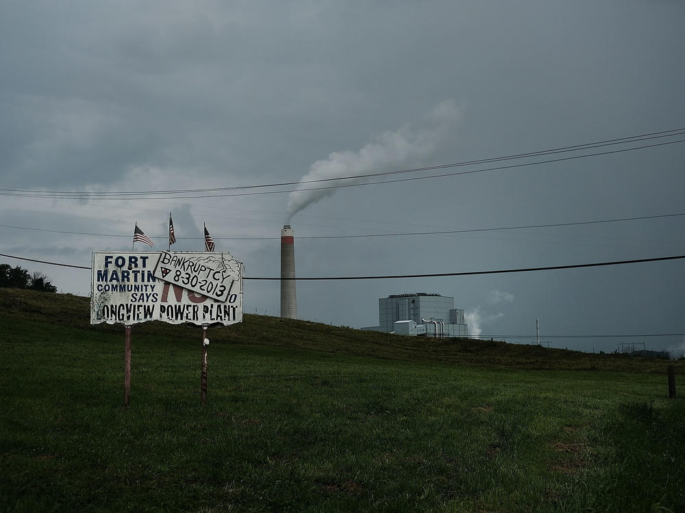 Coal-fired power plants, like the Longview Power Plant in Maidsville, W.Va., have struggled financially in recent years.