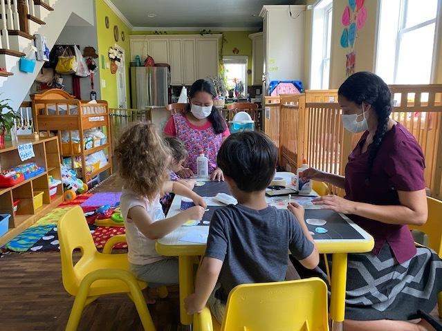 Damaris Mejia says the profit margin for her in-home childcare business is so thin she sometimes forgoes her own pay to meet bills.