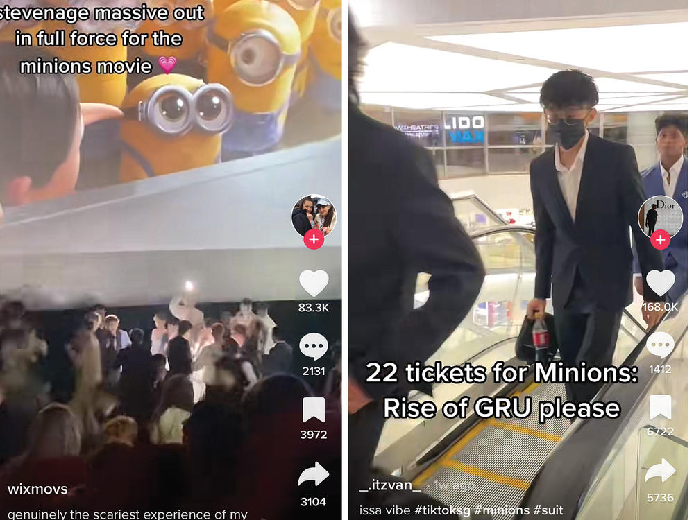 There are dozens of viral videos on TikTok showing teens participating in the #gentleminions trend.