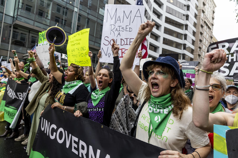 The Women's March made its way to the White House.