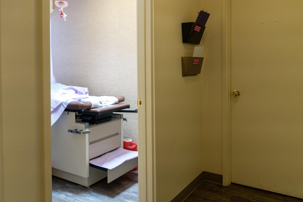 A patient room inside Southwestern Women's Options in Albuquerque, N.M.