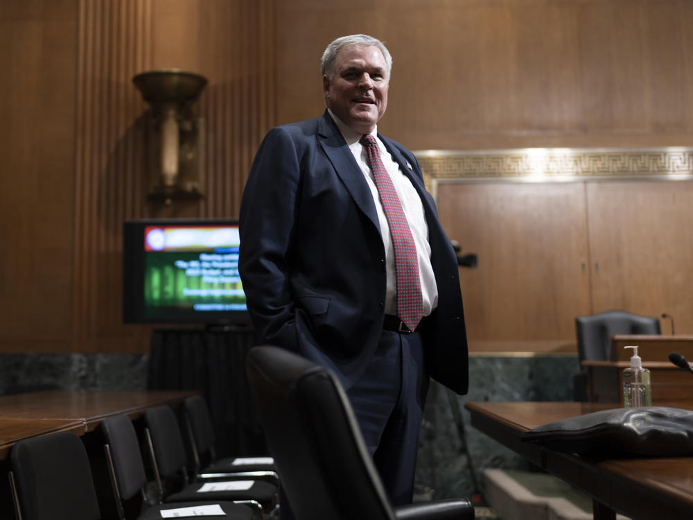 Internal Revenue Service Commissioner Charles Rettig prepares to testify before the Senate Finance Committee on the IRS budget for fiscal year 2023 at the Capitol in April 7. He'll face questions from a House committee today on why the IRS audited two former FBI leaders who investigated Donald Trump's 2016 campaign.