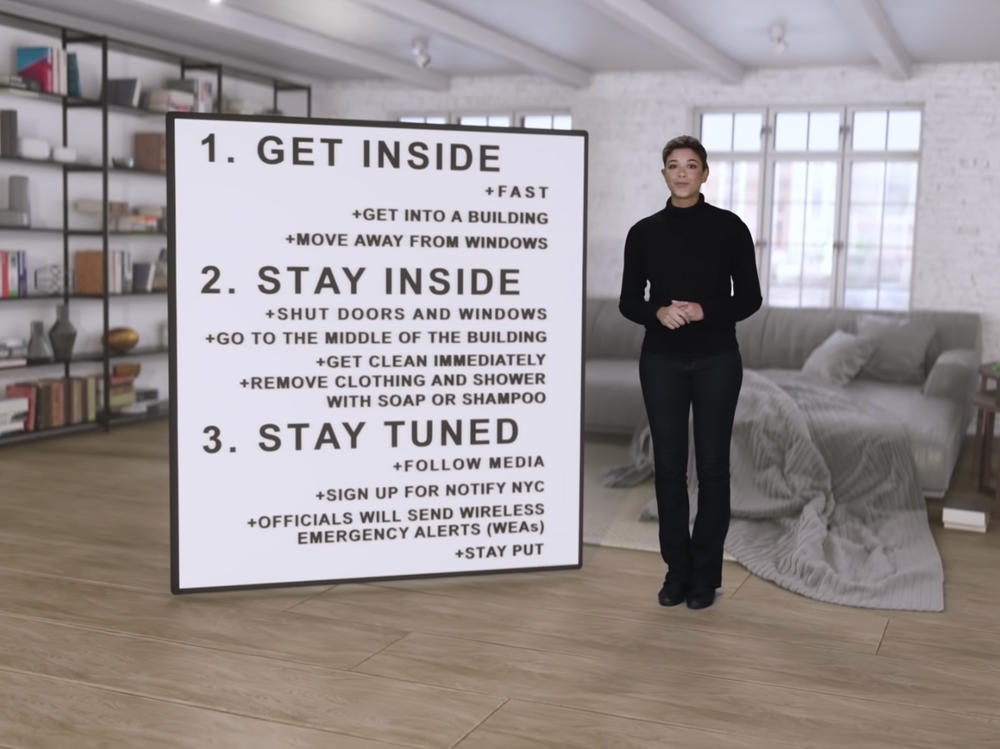 New York City's Office of Emergency Management released a public service announcement in the even that a nuclear attack occurs in the city.