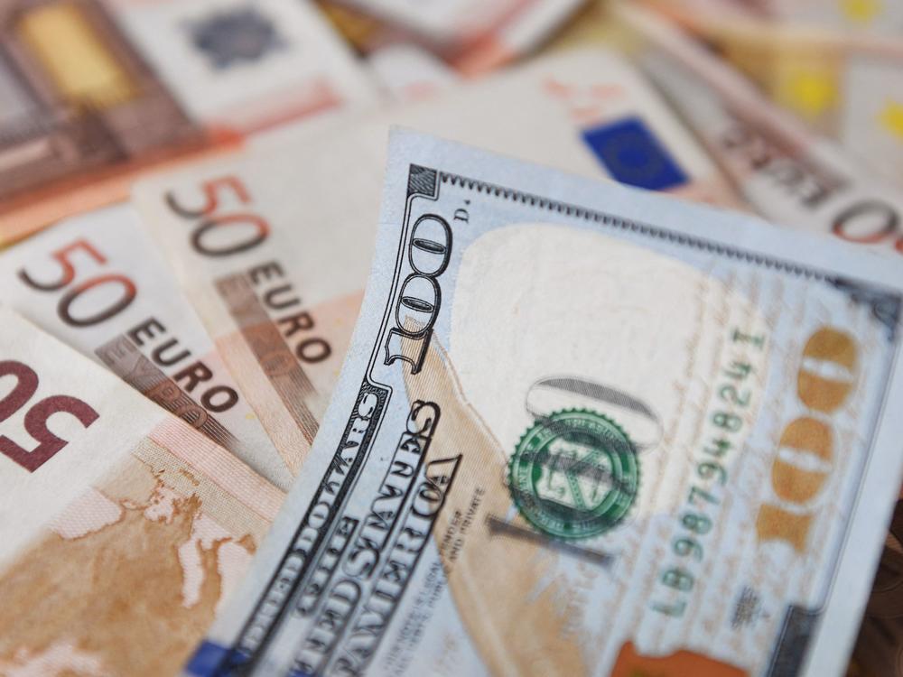 The dollar and the euro are flirting with 