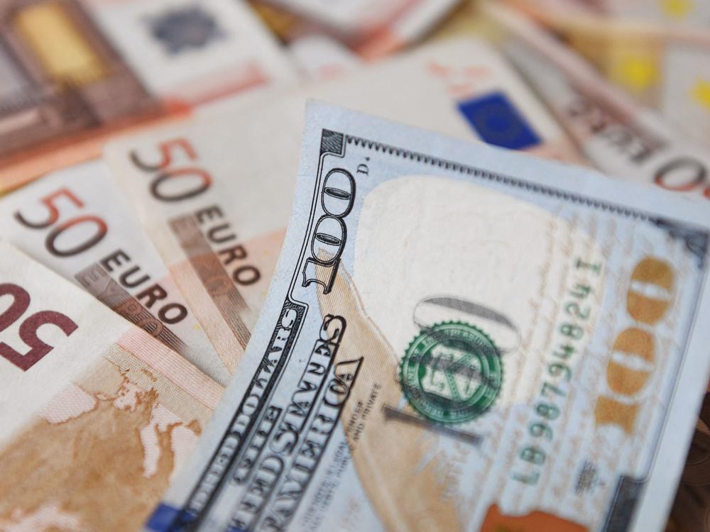 The dollar and the euro are flirting with 