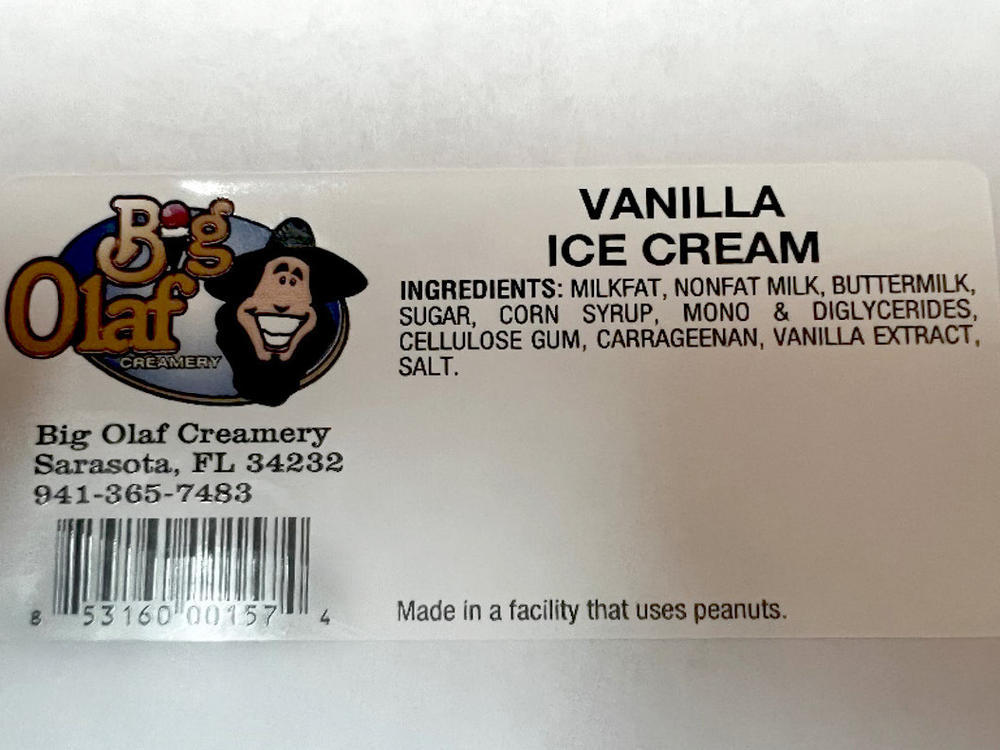 Sixteen out of the 17 flavors of Big Olaf ice cream samples tested came back positive for listeria, according to the Florida Department of Agriculture and Consumer Services.