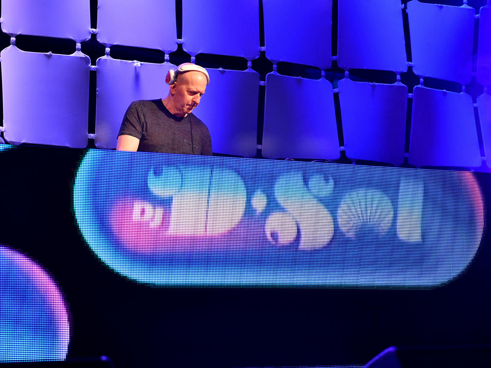 David Solomon, who performs as DJ D-Sol, at the Fontainebleau Hotel in Miami Beach, Florida, on Feb. 1, 2020.