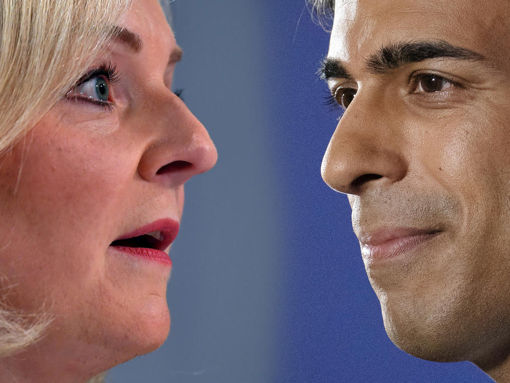 This composite image shows the two remaining Conservative Leader candidates Liz Truss (left) and Rishi Sunak. Conservative MP's will cast their votes in their party's leadership contest with the eventual winner expected to be announced in September.