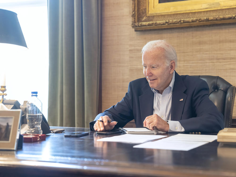 President Biden tested positive for COVID last week and will remain in isolation until Tuesday.