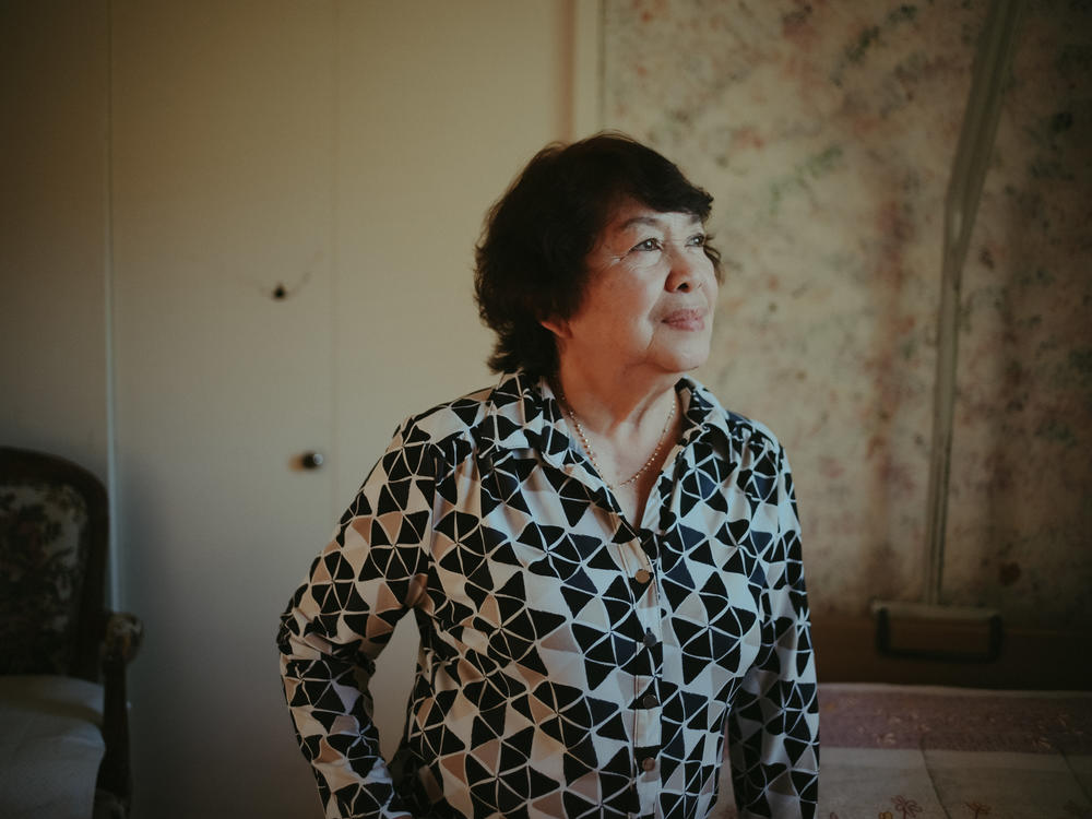 Angelita Perez, 78, is photographed in Hillcrest Care, the small assisted-living facility she owns in El Dorado Hills, Calif., on July 14, 2022. Perez has a passion for serving aging Baby Boomers, an endeavor that is increasingly plagued by serious issues in the U.S. health-care system.