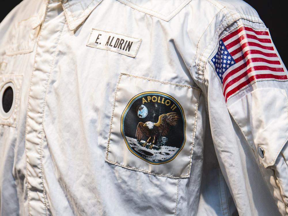 A jacket worn by astronaut Edwin 