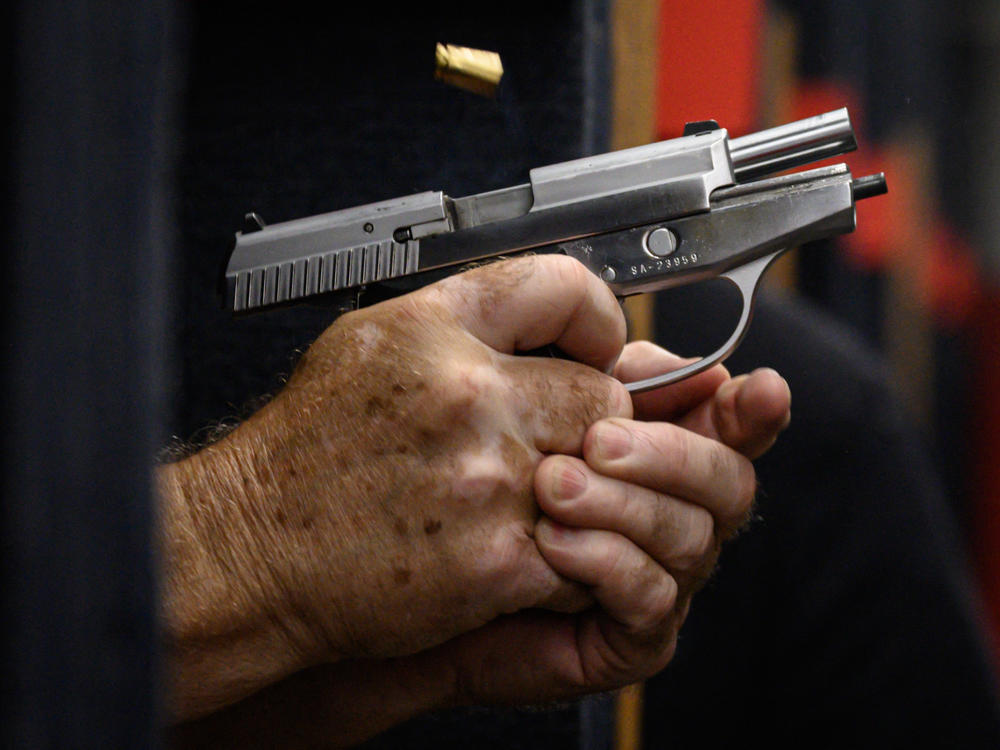 An individual right to own a gun for personal protection is an idea deeply rooted in American culture. But for most of U.S. history, there was little legal framework to support any such interpretation of the Second Amendment. Above, a man aims his pistol at a shooting range in Queens, in New York, in June.