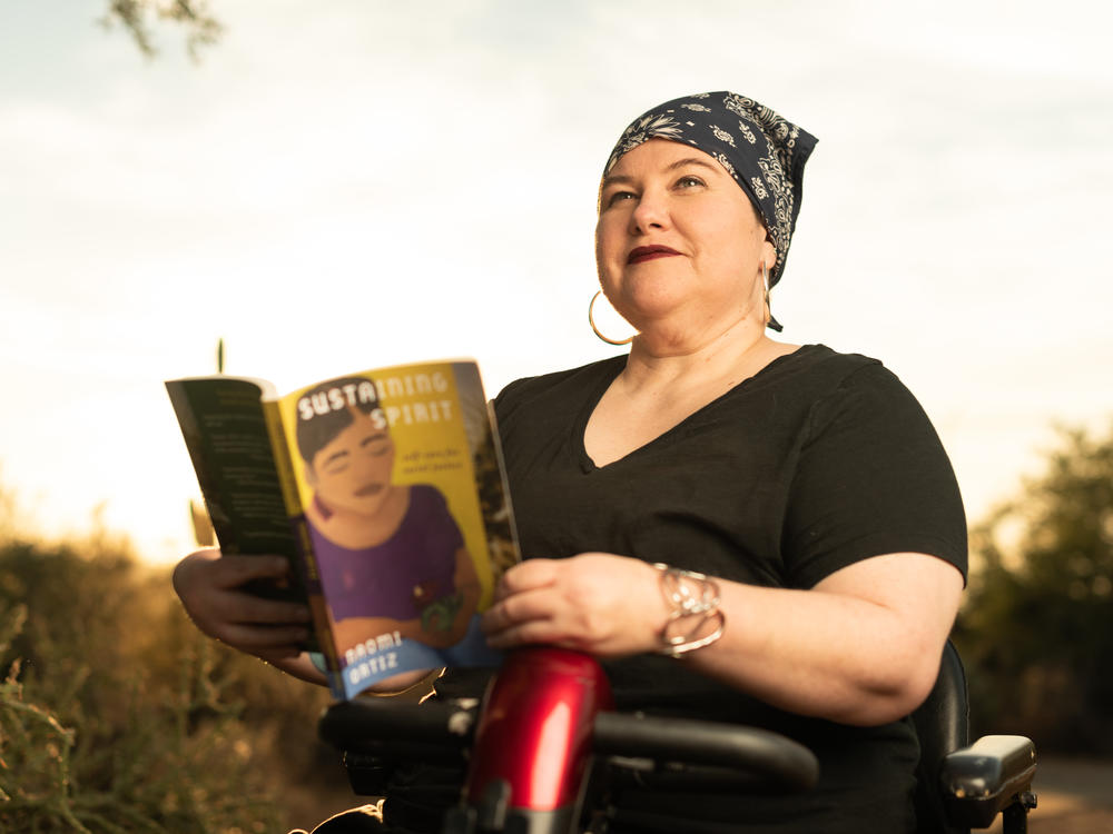 Poet, writer and visual artist Naomi Ortiz