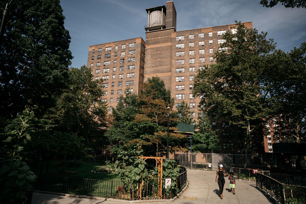 The Washington Houses is a 15-building complex operated by the New York City Housing Authority. It's just a few blocks away from the East River but was unharmed during Hurricane Sandy.