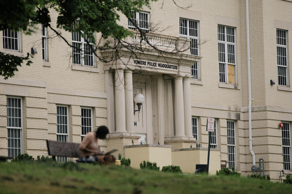 The exterior of the Yonkers Police headquarters. Despite the more than 100 payouts by the city of Yonkers while the Justice Department was investigating and providing oversight, incidents of alleged police abuse continued.