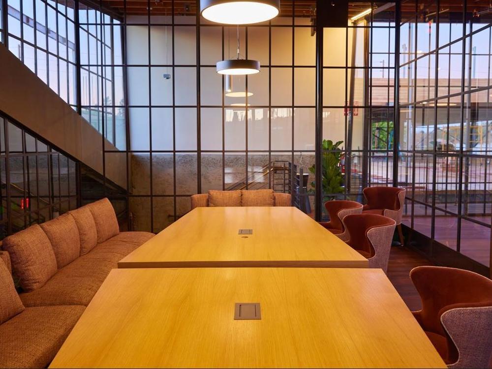 Blackbird Collective, located in Culver City, Calif., was created with the intention to empower women of color and allies in the entrepreneurship and creative fields to create positive change for each other and the world. Here, a portion of the workspace used by members.