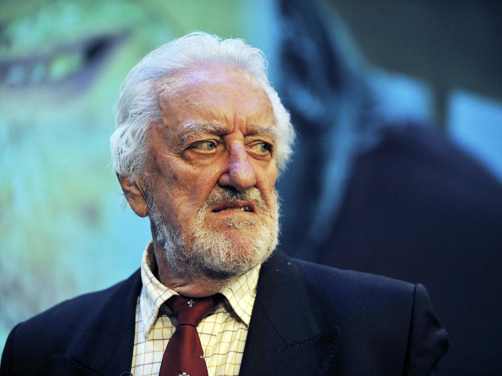 Bernard Cribbins looks on after receiving the annual J M Barrie Award for a lifetime of unforgettable work for children on stage, film, television and record, at the Radio Theatre, Broadcasting House in London, on Nov. 13, 2014. Cribbins has died at age 93.