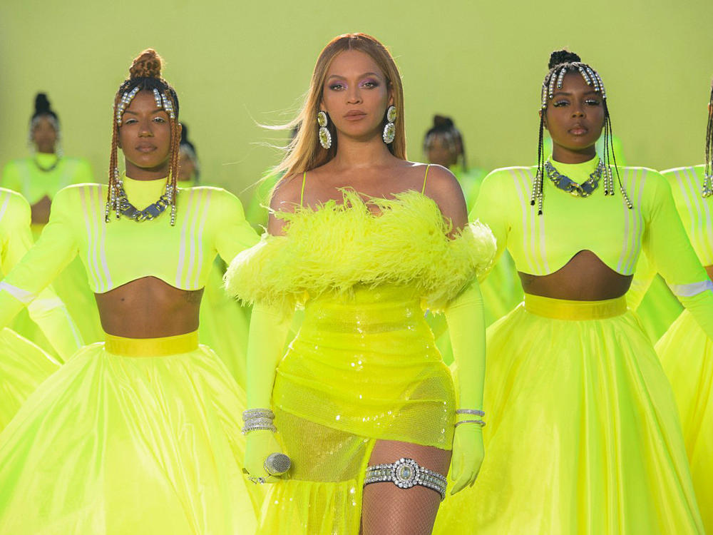 Beyoncé performs during the Oscars on March 27 in Los Angeles.