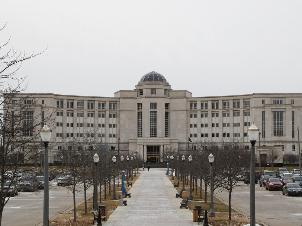 In a photo from Jan. 17, 2020, the Michigan Hall of Justice is seen in Lansing, Mich.