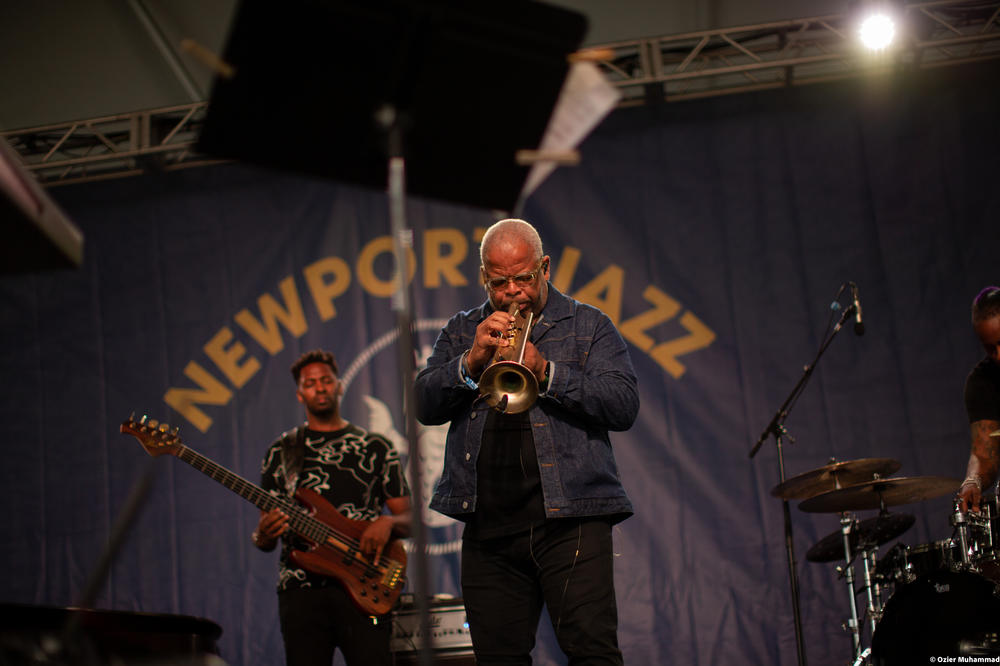 Terence Blanchard (center) and bassist David 