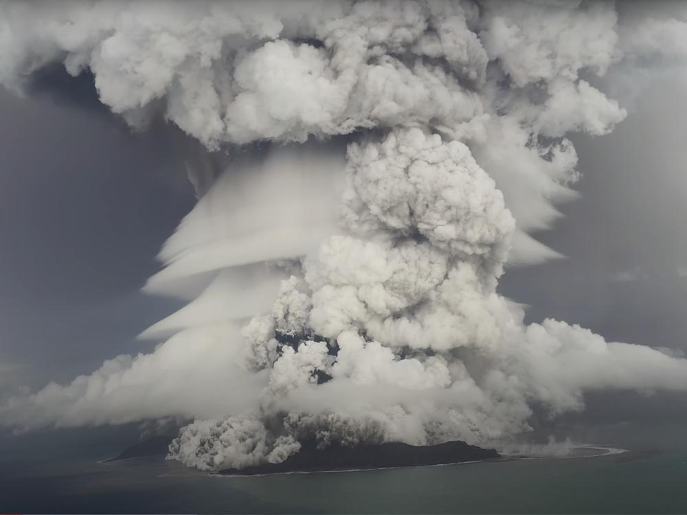 When the Hunga Tonga-Hunga Ha'apai volcano erupted on Jan. 15, it sent the equivalent of  more than 58,000 Olympic-size swimming pools' worth of water into the stratosphere, researchers say.