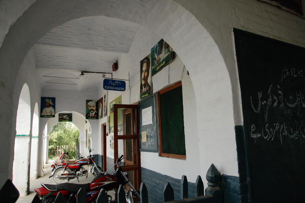 The Burewala train station on a recent day.