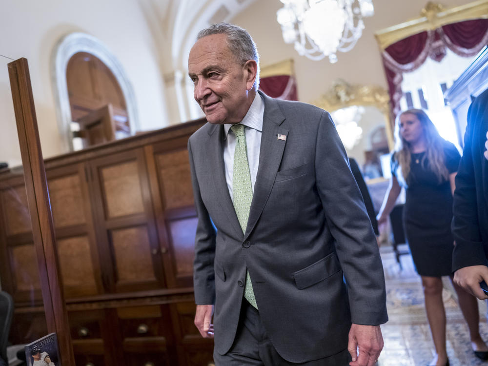 Senate Majority Leader Chuck Schumer (D-N.Y.) said Thursday that the Senate would vote to move forward on the Inflation Reduction Act, the Democrats' package that tackles climate change, prescription drugs and inflation, this weekend.