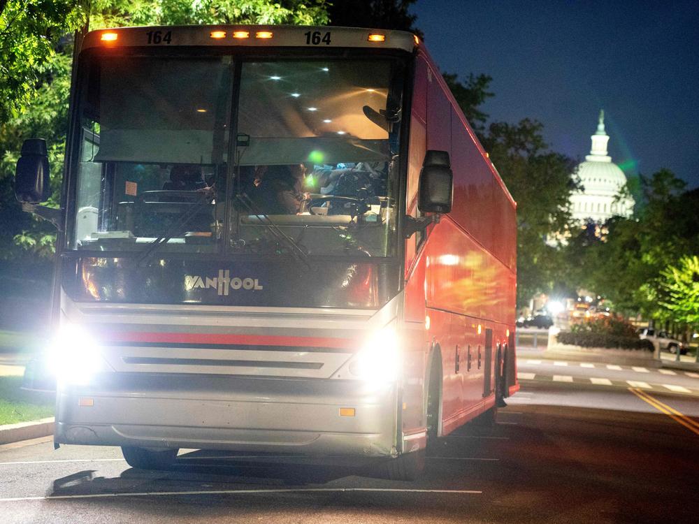 The federal government has not yet sent in the National Guard to help with the relief effort.