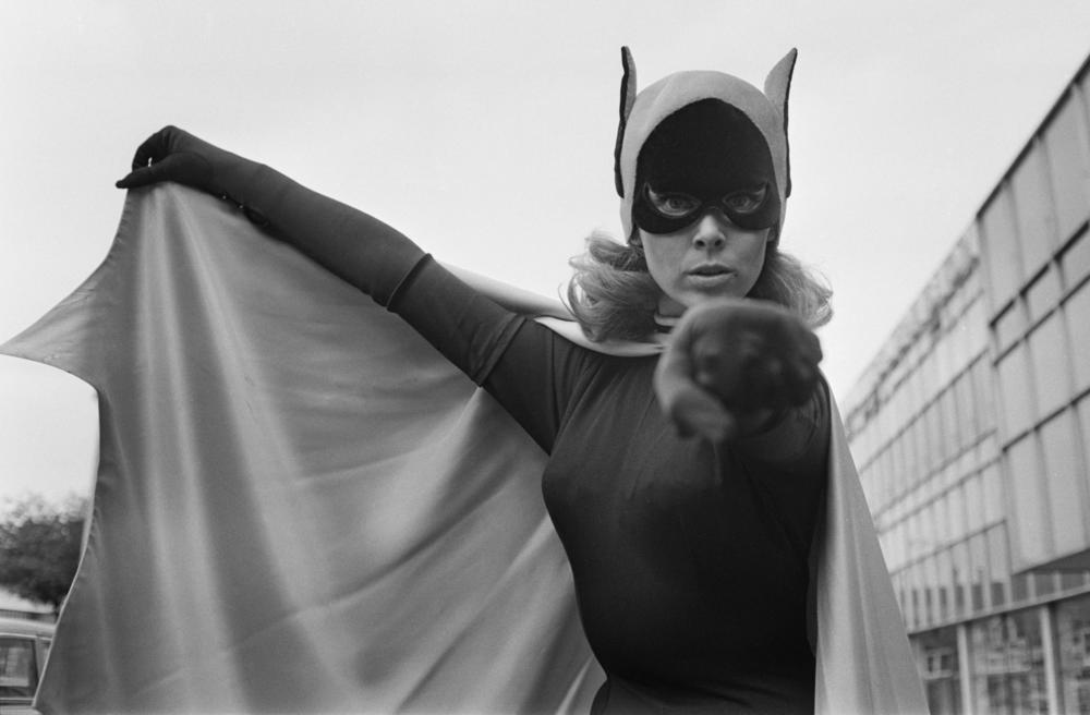 Actress Yvonne Craig as Batgirl in the TV series 'Batman', 1967.