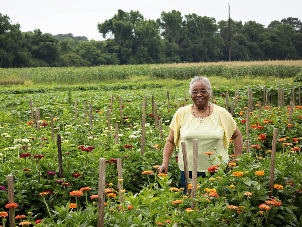 Author and cook Emily Meggett in Edisto, S.C.